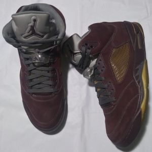 Air Jordan 5 Retro LS 'Burgandy'. Size 13.
